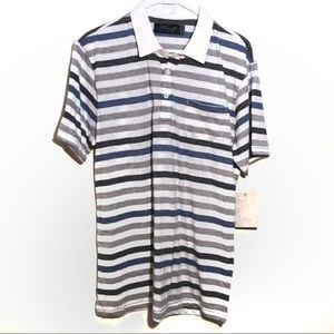 Retrofit Striped Polo Shirt